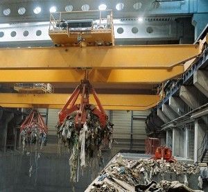 Levage de la grue 18m d'Eot de double poutre d'A5 A6 A7 A8 avec le chariot ouvert de treuil