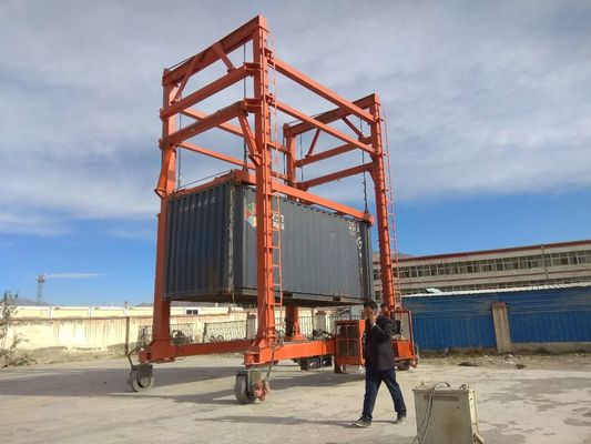 Grue de portique mobile portative de conteneur de RTG RMG 40T pour des entrepôts