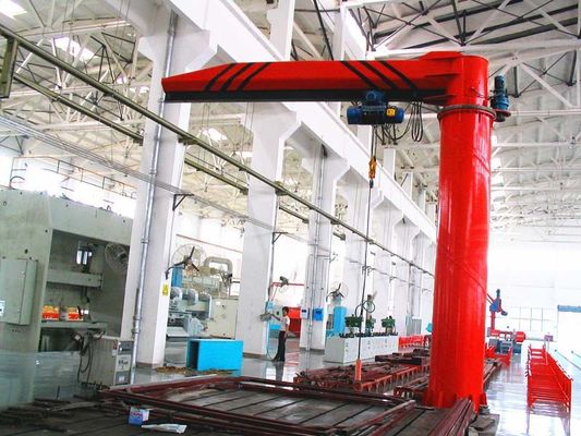 Le poids léger de 2 Ton Electric Hoist Jib Crane pour l'usage facile de poste de travail épargnent le temps