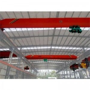 Type métallurgique de levage de la grue 9m 12m 15m de poutre simple électrique de LDY