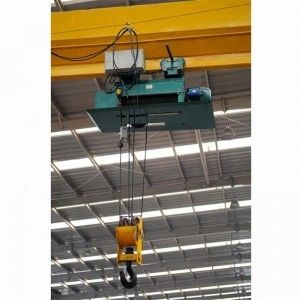Type métallurgique de levage de la grue 9m 12m 15m de poutre simple électrique de LDY