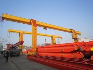 Grue de portique simple résistante de poutre de grue de portique de modèle de WEIHUA 5~32Ton MH