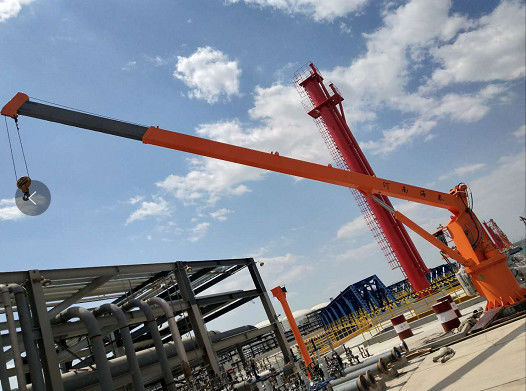 1 - grue électrique de plate-forme de yacht de 30T Marine Knuckle Boom Crane Q235B