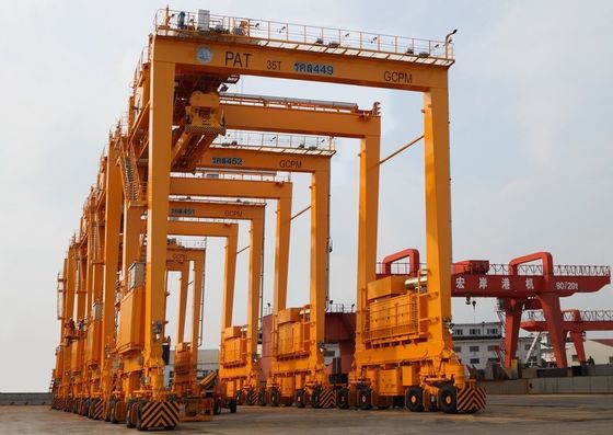 Grue de portique mobile portative de conteneur de RTG RMG 40T pour des entrepôts