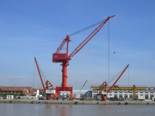 Type de lien de grue de portique de potence de dock de grue portique du port 30ton du contrôle de cabine quatre