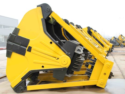 4 corde jaune Crane Grab Bucket ³ de 0,75 m type lourd de lumière de ³ de 1 m