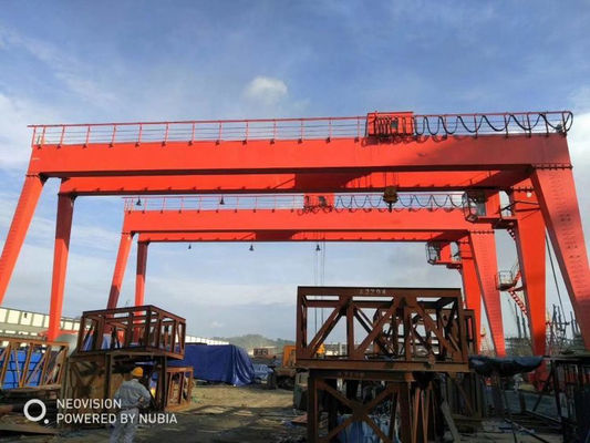 100t MG type double poutre une grue à portique de cadre avec la grue électrique envergure de 7.5m~35m