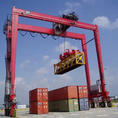 Levage en caoutchouc de conteneur de Crane For 35t 40.5t de portique de pneu de conteneur résistant