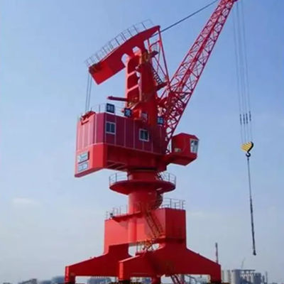 Type de lien quatre boom portail de Crane Portal Slewing Crane 25t 45m de port mobile