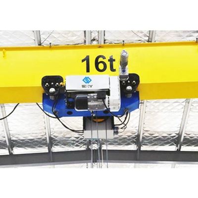 taille de levage de déplacement aérienne de Crane For Low Workshop High de pont de 10t 16t