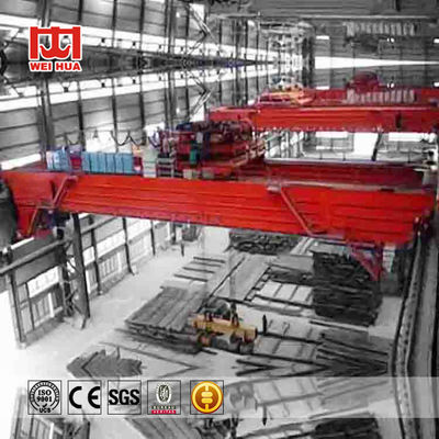 La double poutre de QD de 32 tonnes accroche la grue de levage aérienne pour le parc à bestiaux d'entrepôt