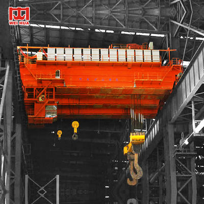 Type 35 tonne 74 Ton Double Beam Bridge Foundry Crane With Cabin Control de QDY de la tonne 50