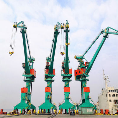 Type de lien de grue de portique de potence de dock de grue portique du port 30ton du contrôle de cabine quatre