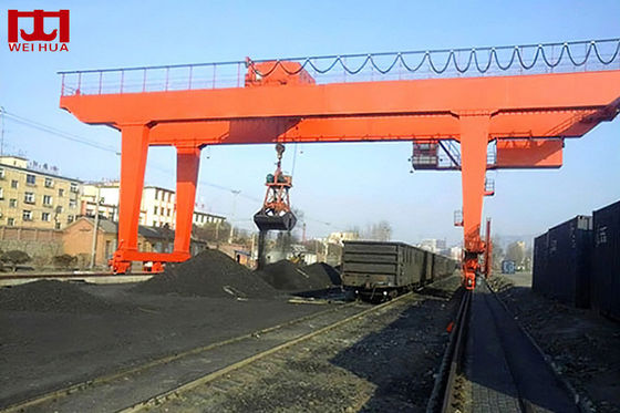 Type adapté aux besoins du client poutre Goliath Gantry Crane 20 Ton With Grab du MZ de double