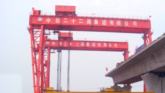 Rayonnez Crane Double Beam Gantry Crane de levage 10m soulevant 50 Ton Large Span