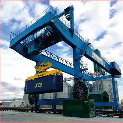 Grue de portique mobile de conteneur de double rail de poutre RMG 40 tonnes