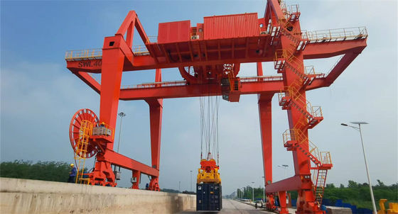 Conteneur portail 40 Ton Gantry Crane High Efficiency de Rmg de technique élevée