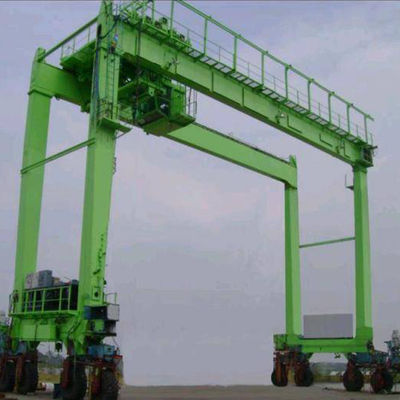 Portique sur pneus Crane Double Beams RTG A6 de conteneur